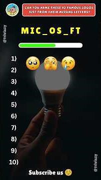 Guess the Logo from Missing Letters 🏢 | Can You Score 6/10? | Logo Quiz Shorts