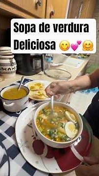 sopa de verduras deliciosa y fácil 🥣😋￼ #hechoencasa #receta #canaldecocina #fypシ #fyp