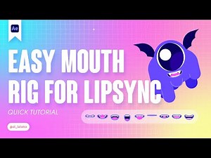 EASY MOUTH RIG FOR LIP SYNC IN AFTER EFFECTS. DUIK. TUTORIAL