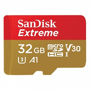 SanDisk 32GB Extreme MicroSDHC A1 UHS-I V30 Memory Card - No Adapter - 100MB/s