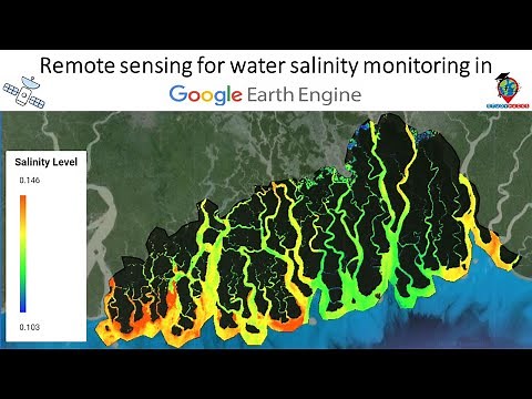 Remote sensing for water salinity monitoring in Google Earth Engine