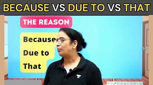 Because Vs Due to Vs That | Basic English Grammar in Hindi | English WIith Rani Ma'am #BasicEnglishGrammar | English With RANI MAM
