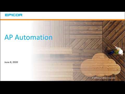 Quick Look: AP Automation in Epicor BisTrack