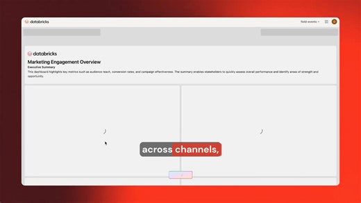 How do you build dashboards that tell a clear story and still support real exploration? In this demo, see how Databricks AI/BI brings together storytelling and interactive analysis, including: - Real-time exploration within guided dashboards - Dynamic, reusable datasets using parameters - Sharing exact dashboard views via URLs - Scheduled reports on low-latency SQL serverless warehouses https://youtu.be/ZX0bm7Jtnhs | Databricks