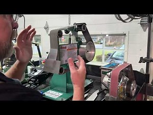 Unleashing the sharpening potential of the Grizzly 2x42 Knife Maker Belt Sander Grinder Part 3