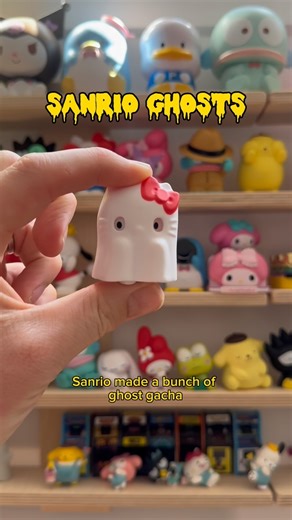 Sanrio Ghost Gacha! Adding this year’s ghost versions of Hello Kitty, Pompompurin, Pochacco, Kuromi and Hangyoson to last year’s ghost versions of Hello Kitty, My Melody, Badtz Maru, Tuxedo Sam and Cinnamoroll. #sanrio #sanriocore #hellokitty #pompompurin #kuromi #pochacco #hangyodon #gachapon #gashapon | Levins Online