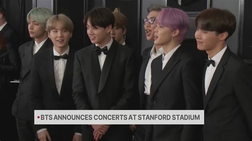 BTS announces concerts at Stanford Stadium
