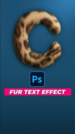 🐈 Fur Text Effect In Photoshop