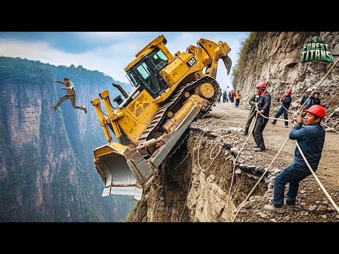 Dangerous Idiots Fastest Truck & Heavy Equipment Fails | Amazing Fastest Wood Chipper Machine