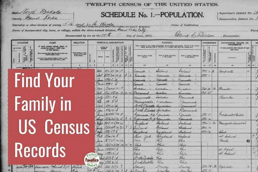 The First Record to Search for US Ancestors - Exploring Censuses on FamilySearch & Ancestry