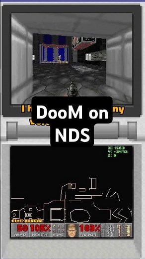 Nintendo DS Homebrew : DS DOOM (because of course)