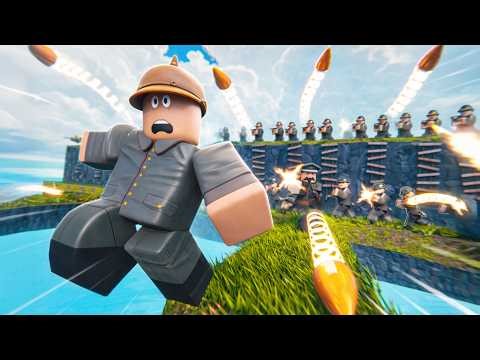 I Built an UNSTOPPABLE WW1 Fortress in Roblox Entrenched…