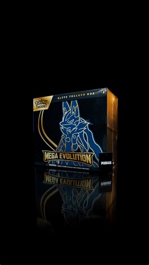 201K views · 14 reactions | Pokémon TCG Mega Evolution Elite Trainer Box (Mega Lucario) Shop now at PUSHAS.com PUSHAS | Sneakers, Streetwear & Collectibles | PUSHAS | Facebook