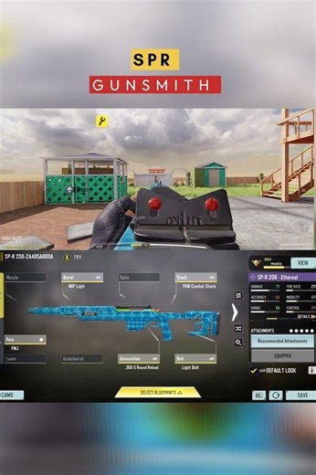 Best SPR 208 - 1 Shot Loadout | SPR 208 Gunsmith #spr #codm #shorts