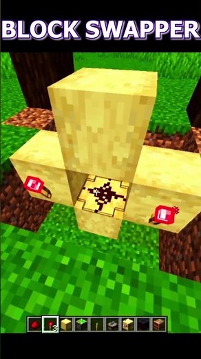How to Build a Block Swapper in Minecraft (Easy Redstone Tutorial)