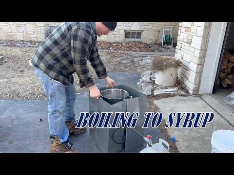 How to Finish Maple Syrup at Home: Boiling Sap, Hydrometer Testing, and Filtering