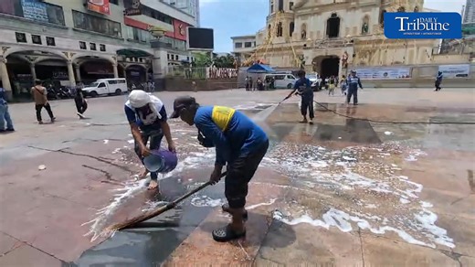 9.5K views · 141 reactions | Manila City Hall’s Engineering personnel conduct a flushing operation in Quiapo on Monday, 30 June 2025 — the first day of Mayor Isko Moreno’s new term. The returning mayor had earlier vowed to make citywide cleanup efforts a top priority. | John Carlo Magallon #Quiapo #Manila #DailyTribune | Daily Tribune | Facebook