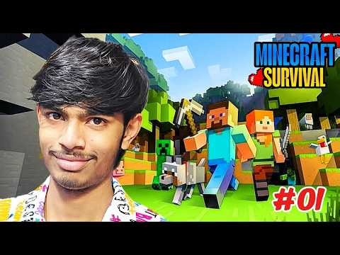 new survival series 1 day🔴 LIVE 🔥 Minecraft Multiplayer | Short Live Stream | Road to 7K 🚀