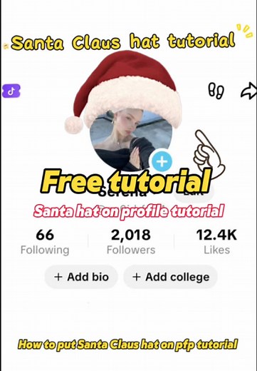 Fun Santa Claus Hat Profile Tutorial for 2025