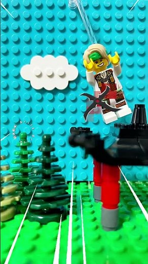 原来乐高还可以“弹”着玩 #乐高 #积木 #手指游戏 #互动视频