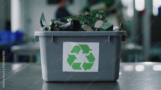Glass bottles in recycling waste box - Environmental, responsibility and reusing concept - Model by AI generative