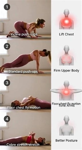 Grow Your Chest at Home 💪 No Equipment | 10-Min Chest Lift & Tone Workout