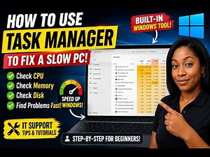 Computer is slow? Use Task Manager to Fix Windows Performance Issues