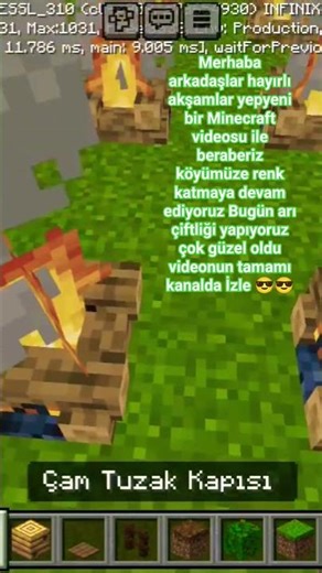 Arı Çiftliği 🐝🐝 #minecraft #arıçiftliği #gaming #oyun #keşfet #fyp #game #mc #bee #farm #arı