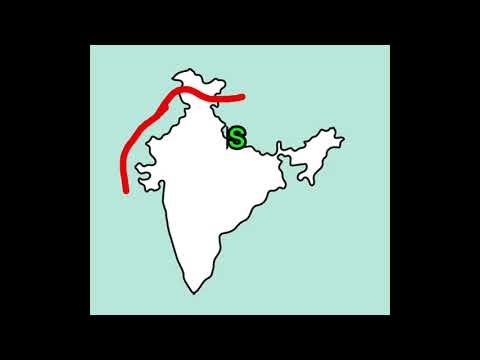 Top 10 Important Rivers in India Map #easy method #rivers for public examination #map pointing easy