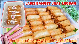 483K views · 6.2K reactions | di video kali ini aku bagikan lagi resep ide jualan 1.000an yg simple enak dan krispy.. bahan-bahan 2 keping bihun jagung 5 siung bawang merah 3 siung bawang putih 1 butir telur ayam 1 buah wortel 100 grm kubis 1 saset masako 1 saset kecap manis 1/2 saset lada bubuk 1/4 sdm garam sejumput micin bilq suka oke terimakasih sudah menonton hingga akhir selamat mencoba semoga bermanfaat Assalamualaikum warrohmatullahi wabarokatuh | Dapur Ummu Husna | Facebook