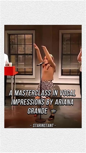 Ariana Grande's Masterclass on Vocal Impressions
