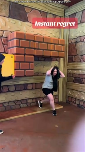 Cette fille a oublié la différence entre un jeu et la réalité 😅