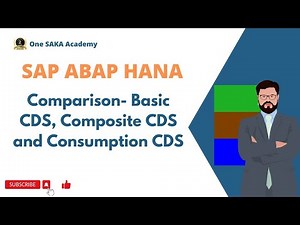 SAP ABAP HANA: Comparison- Basic CDS, Composite CDS and Consumption CDS