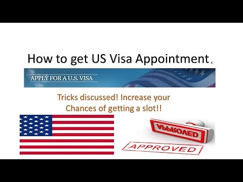 US Visa Appointment- Slot Booking, Tricks and time to book slots