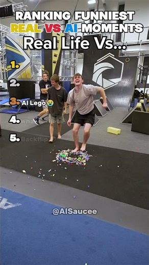 RANKING FUNNIEST REAL VS AI MOMENTS 🤣🤣