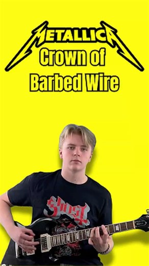 Metallica - Crown of Barbed Wire outro by Julian SB (15) #shorts