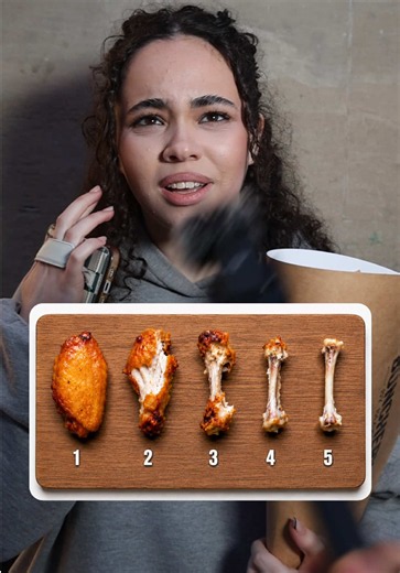 What the right time to stop devouring wings #chickenwings #foodies #wings