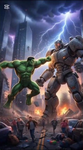 " Green Giant Hero vs Alien _ Epic AI superhero fight #GreenGientHero #Epicsuperhero #Aianimation