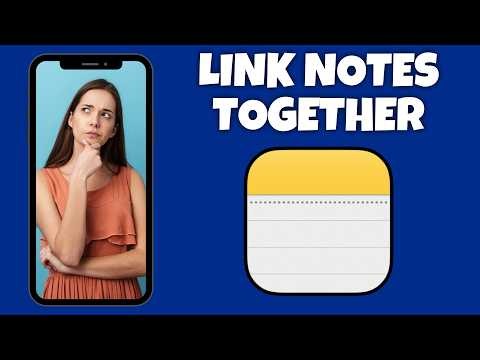How To Link Notes Together On Notes App | Step By Step Guide - Apple Notes Tutorial