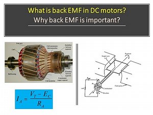 What is the back EMF in DC motors? Why do we need it?