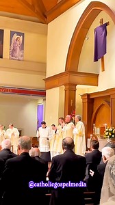 The spiraling, majestic sounds of organ and trumpet greeted a procession of more than 100 priests who filed into St. Mark Church in Huntersville Tuesday morning for the annual Chrism Mass. Held each year at the beginning of Holy Week, the Chrism Mass is a special liturgy where oils used in the Church's sacred rituals and sacraments are consecrated and priests renew their promises and commitment to their ministry. Bishop Michael Martin called on his fellow priests to go out and "proclaim the Good