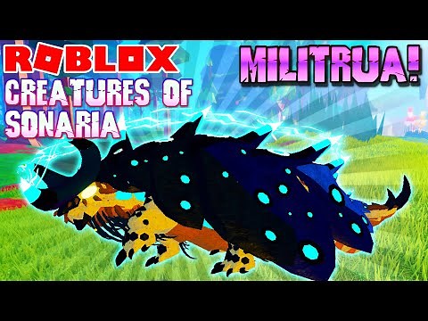 Roblox Creatures Of Sonaria - How To Get MILITRUA! Secret Mission Creature!
