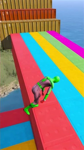 GTA 5 Epic Ragdolls | Spider-Man Jumps/Fails ep. 3416