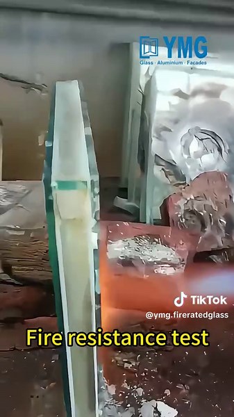 Fire rated glass test 👍👍👍 #glasswork #glassinstallation #windowreplacements #glassart #glassmaster #glasstechnology #heatresistant #flameresistantglass #fireproofsolutions #firedoors #fireprotection #fireplace #fireproofing #foryou #foryoupage #fyp #viral #design #homeimprovement #homedecor