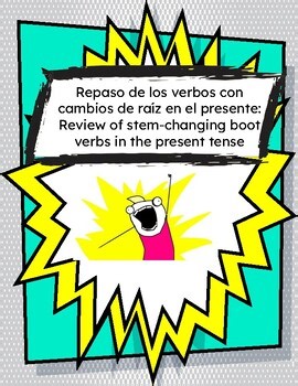 Spanish Stem-Changing Verbs – Grammar Notes, Worksheets & Practice Activities