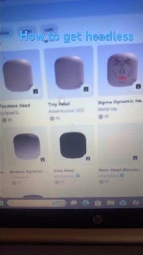 How to get headless in Roblox