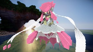 Minecraft Mega Diancie Build Schematic - 3D model by inostupid