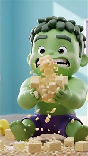 छोटा हल्क बना बॉडीबिल्डर 😂💪 | Little Hulk Funny 3D | Expectation vs Reality | #Shorts