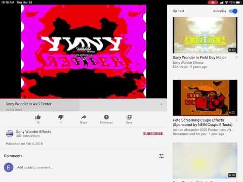 Sony Wonder Logo Effects