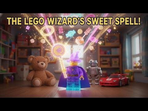 The Lego Wizard and the Candy Wand | Created with AutoVeos